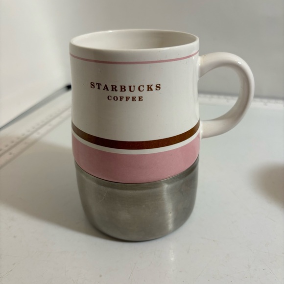 Starbucks Other - 🛍️3/$30 Starbucks coffee travel mug with stainless steel base 14oz - 2006